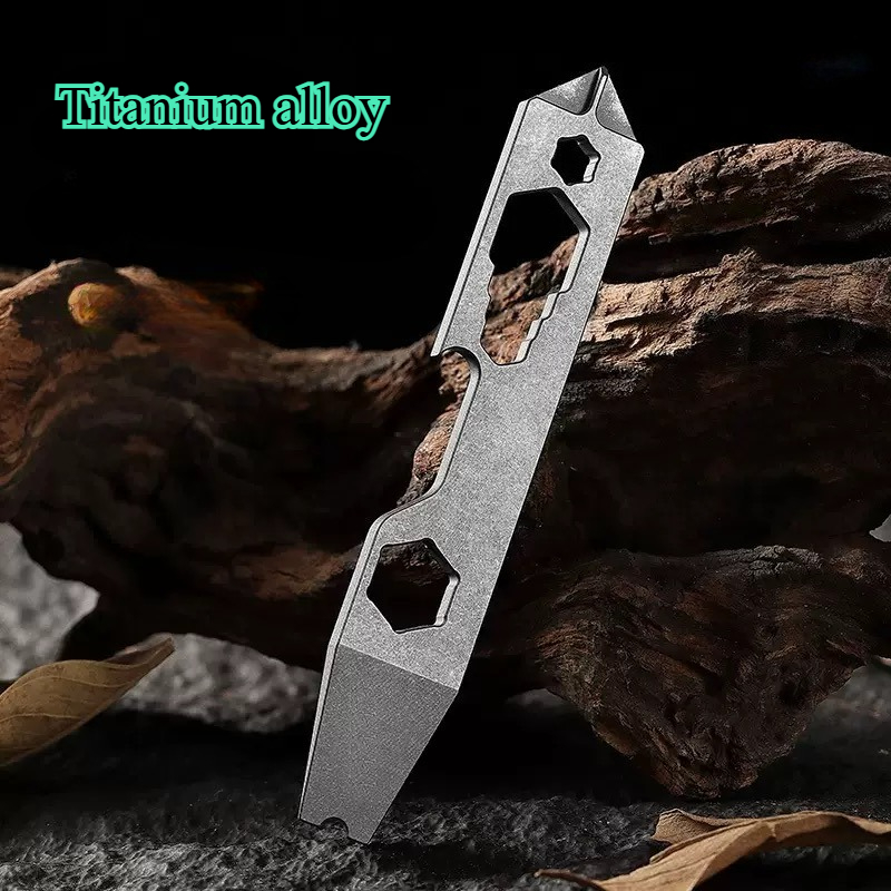 Titanium Pry Bar - Titanium Alloy Mini Outdoor Multifunctional Small