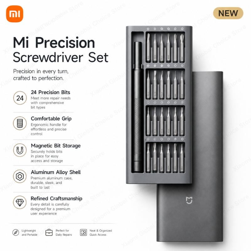 Xiaomi Precision Screwdriver S - огляд і ціна Micro Screwdriver Kit