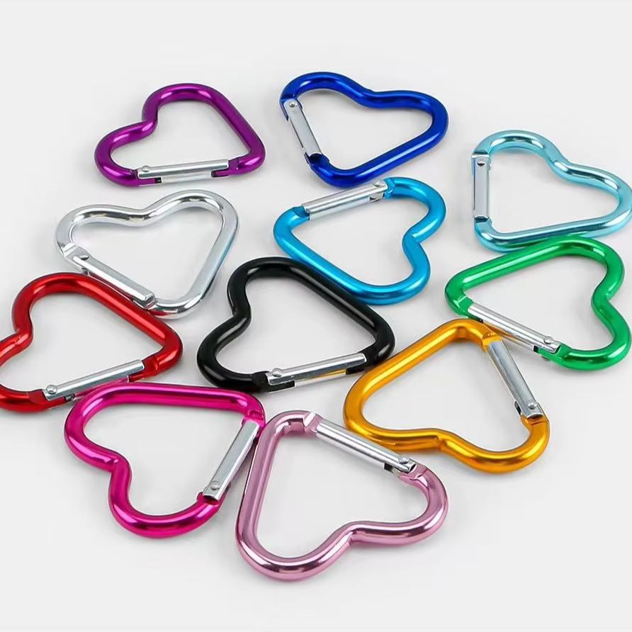 5pcs Aluminum Alloy Colorful H - огляд і ціна Carabiner Keychain