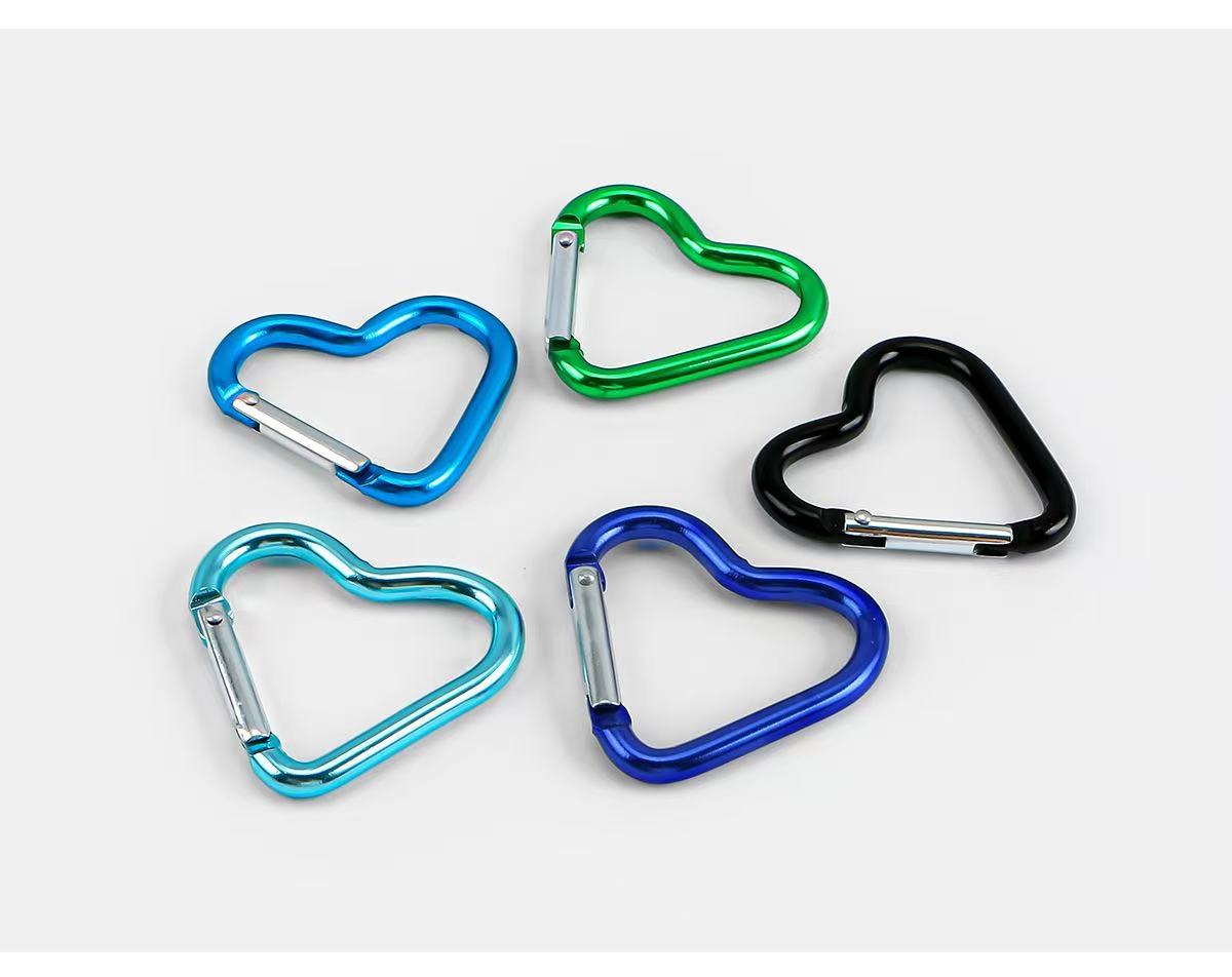 5pcs Aluminum Alloy Colorful H - огляд і ціна Carabiner Keychain