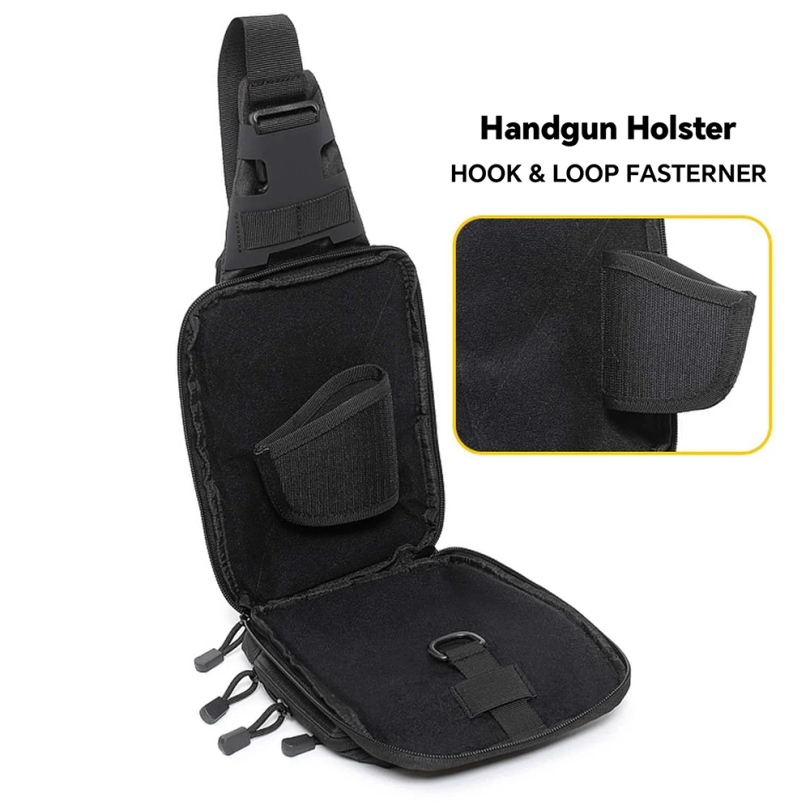Tactical Sling Bag Concealed C - огляд і ціна Edc Concealed Carry Fanny Pack