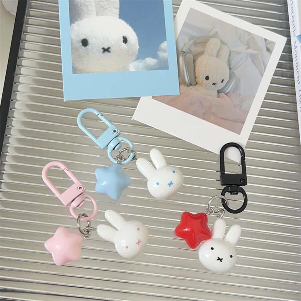 Miffy Rabbit Head Kawaii Cute  - огляд і ціна Carabiner Keychain