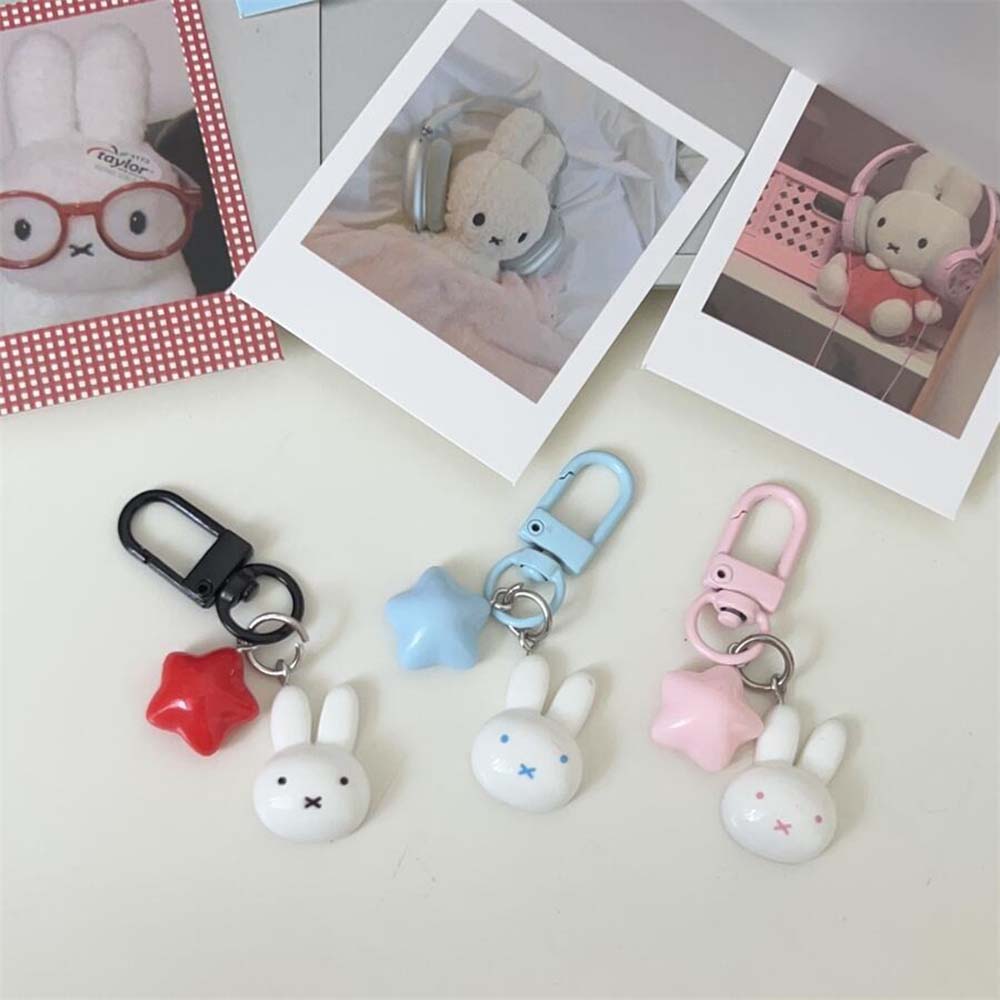 Miffy Rabbit Head Kawaii Cute  - огляд і ціна Carabiner Keychain