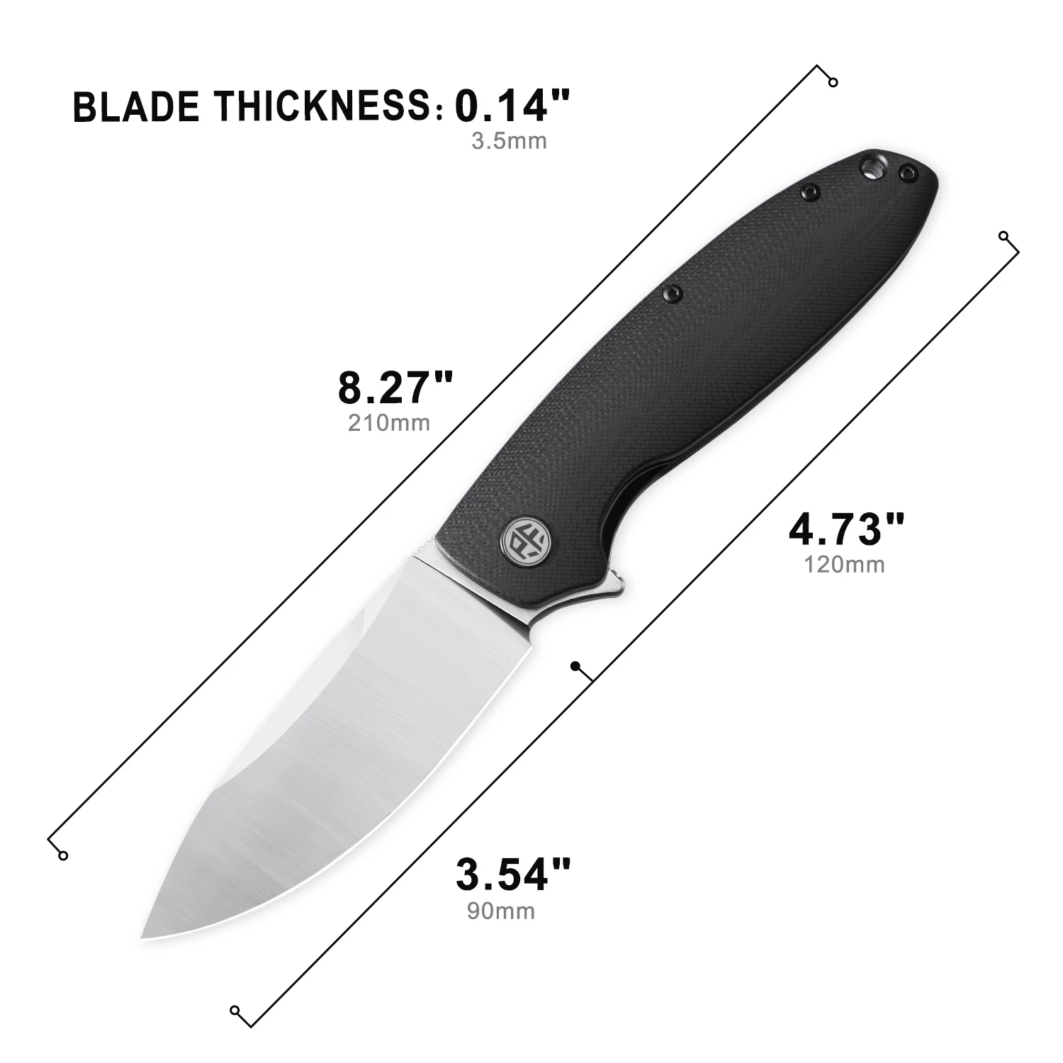 Petrified Fish PFB01 Folding K - огляд і ціна Pocket Knife Ceramic