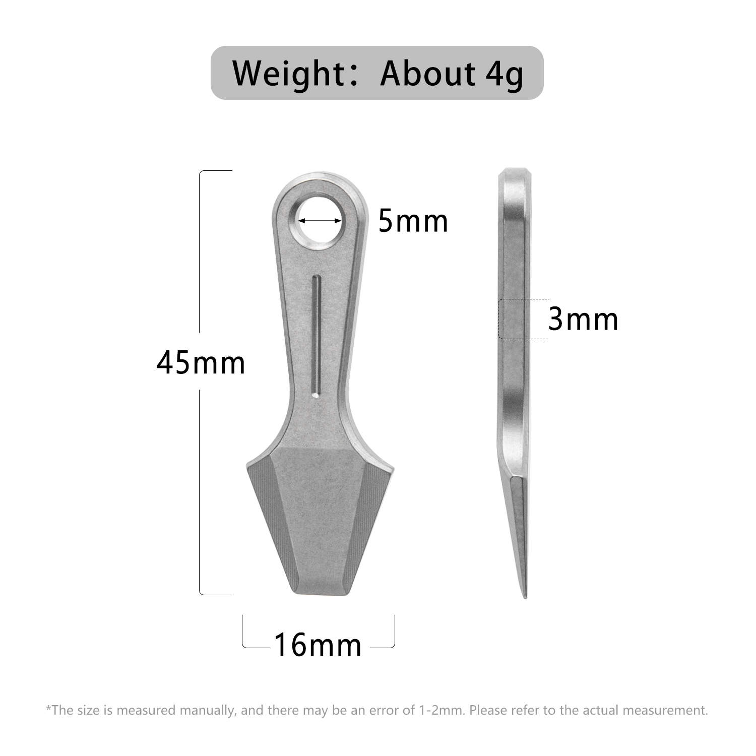 Heavy Duty Pocket Mini Pry Bar - огляд і ціна Titanium Pry Bar