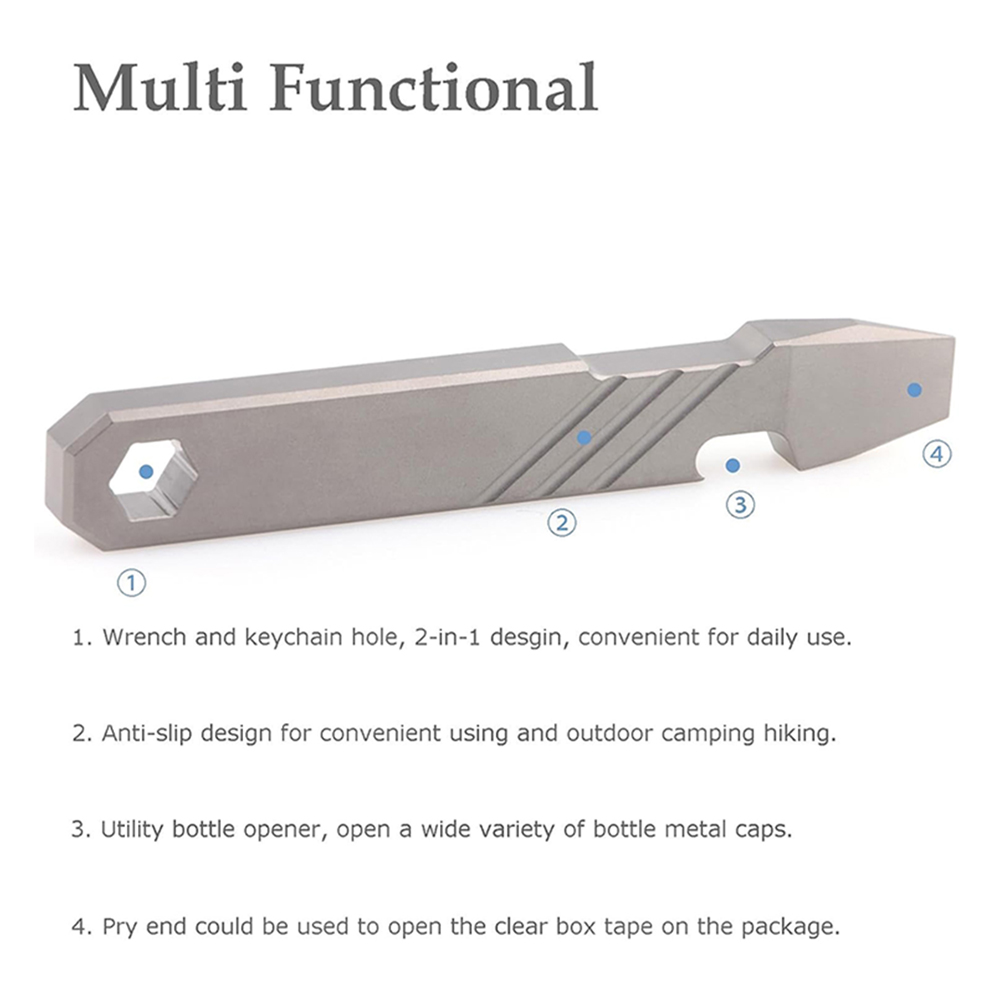 Titanium EDC Pry Bar Tool – 4” - огляд і ціна Titanium Pry Bar