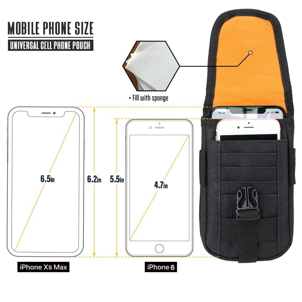 Tactical Phone Pouch Molle,Sma - огляд і ціна Edc Carry Fanny Pack