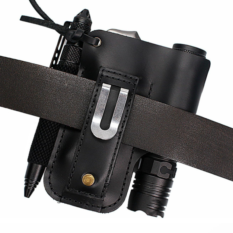 EDC Leather Flashlight Tool Ho - огляд і ціна Edc Carry Fanny Pack