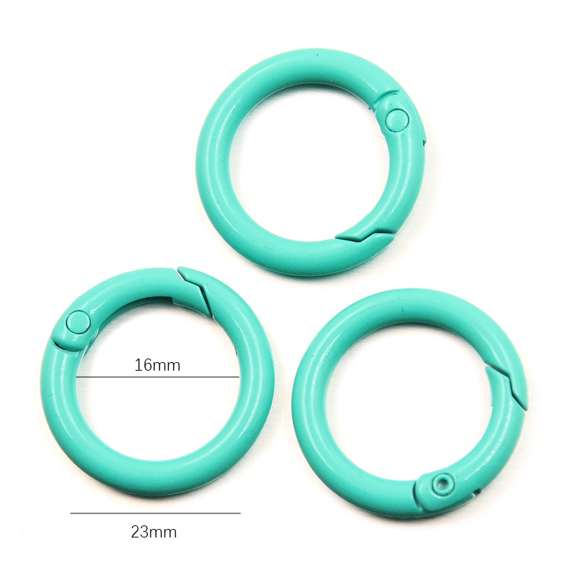 5-20pcs Colorful Spring O Ring - огляд і ціна Carabiner Keychain