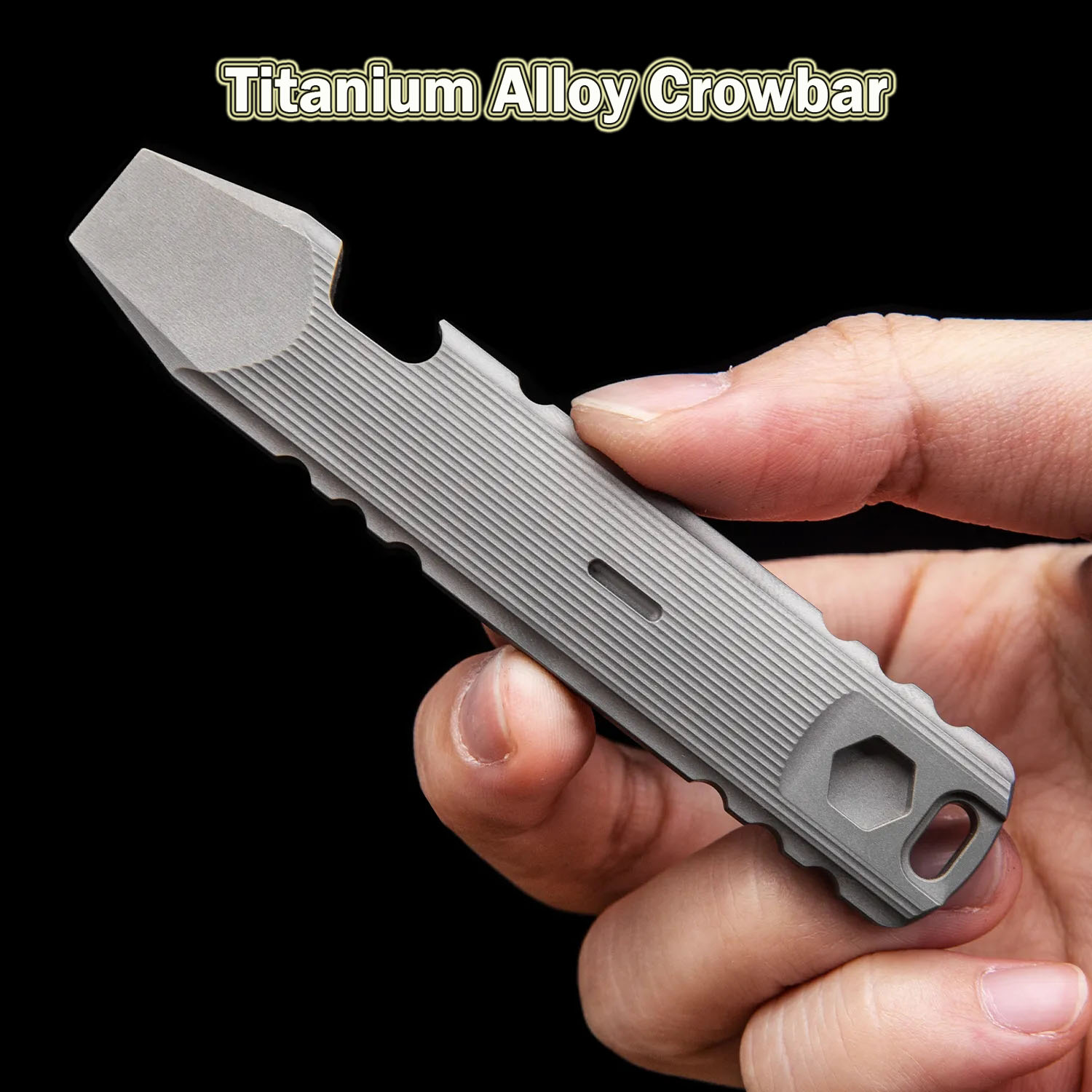 9.4CM Titanium Alloy Crowbar M - огляд і ціна Titanium Pry Bar
