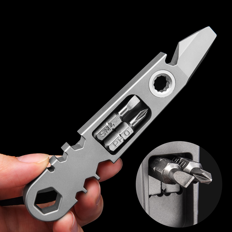 Outdoor Portable EDC Multifunc - огляд і ціна Titanium Pry Bar