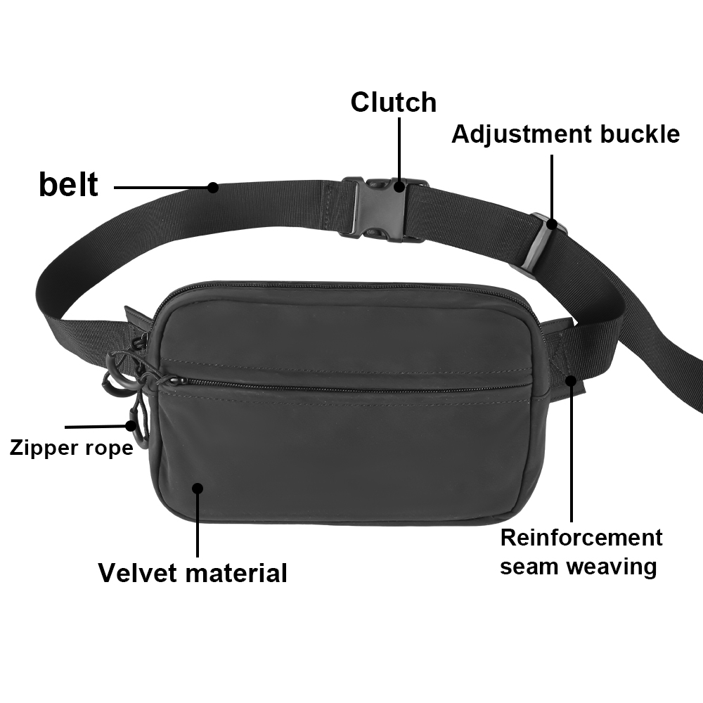Tactical Crossbody Bag Pistol  - огляд і ціна Edc Concealed Carry Fanny Pack