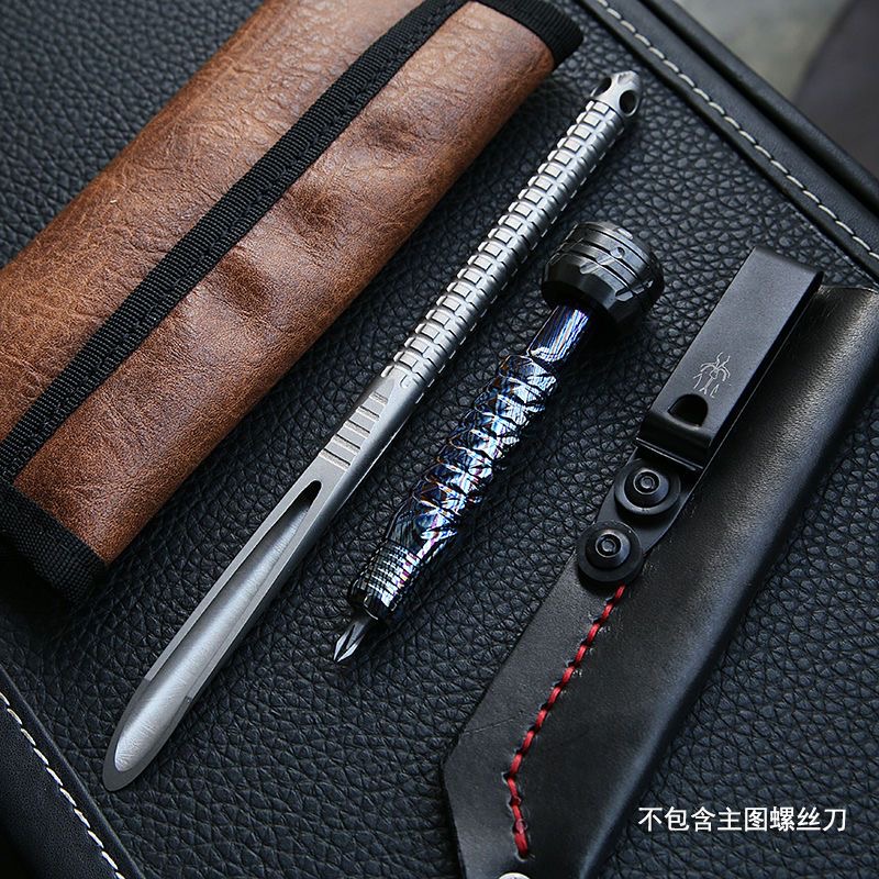 197mm Large Straw TC4 Titanium - огляд і ціна Titanium Pry Bar