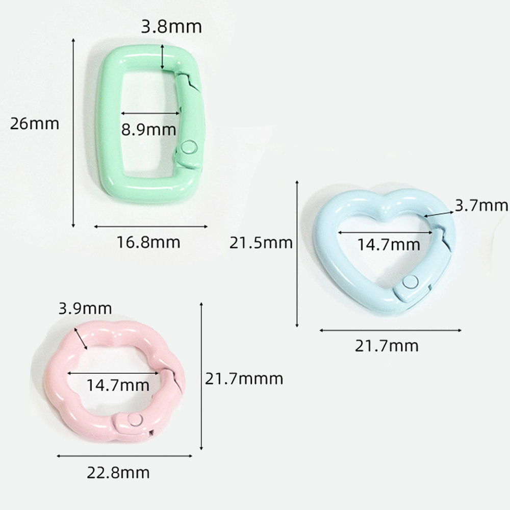 5pcs Cute Heart Cat Keychain R - огляд і ціна Carabiner Keychain
