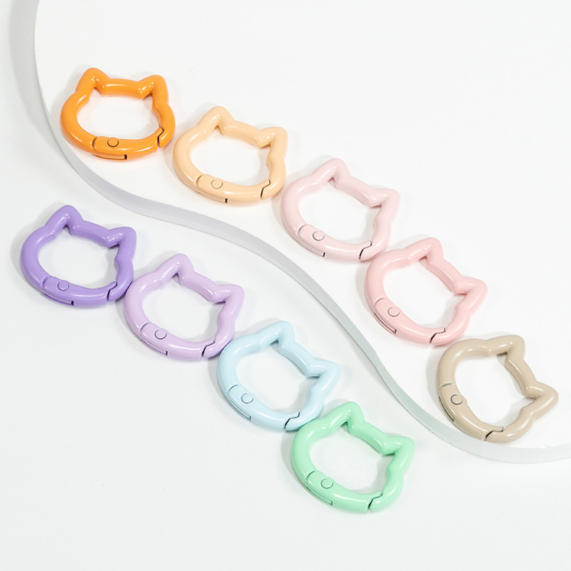 5pcs Cute Heart Cat Keychain R - огляд і ціна Carabiner Keychain