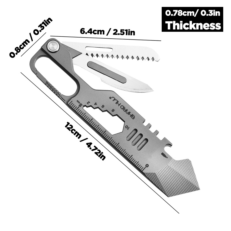 Outdoor Portable EDC Multifunc - огляд і ціна Titanium Pry Bar