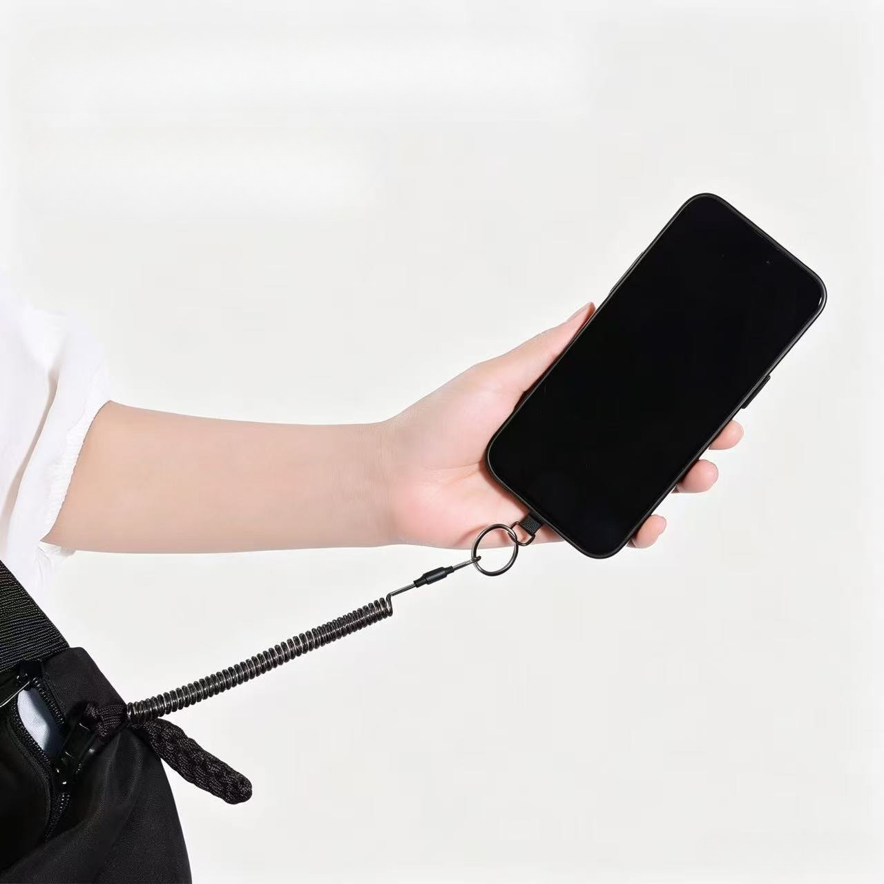 Anti Lost Flexible Phone Ropes - огляд і ціна Carabiner Keychain