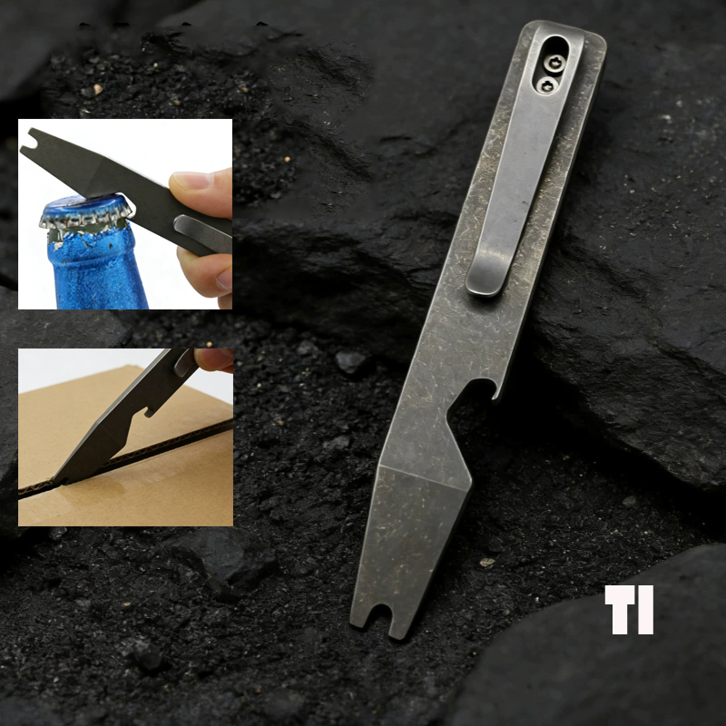 10.5CM TC4 Titanium Alloy Pry  - огляд і ціна Titanium Pry Bar