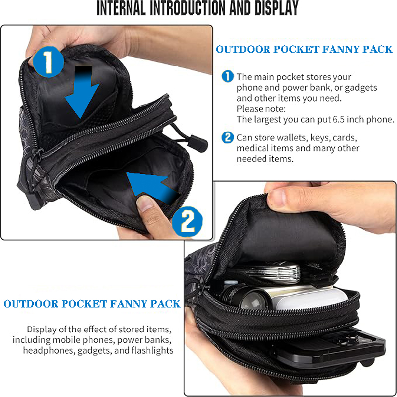 Universal EDC Tactical Molle P - огляд і ціна Edc Carry Fanny Pack